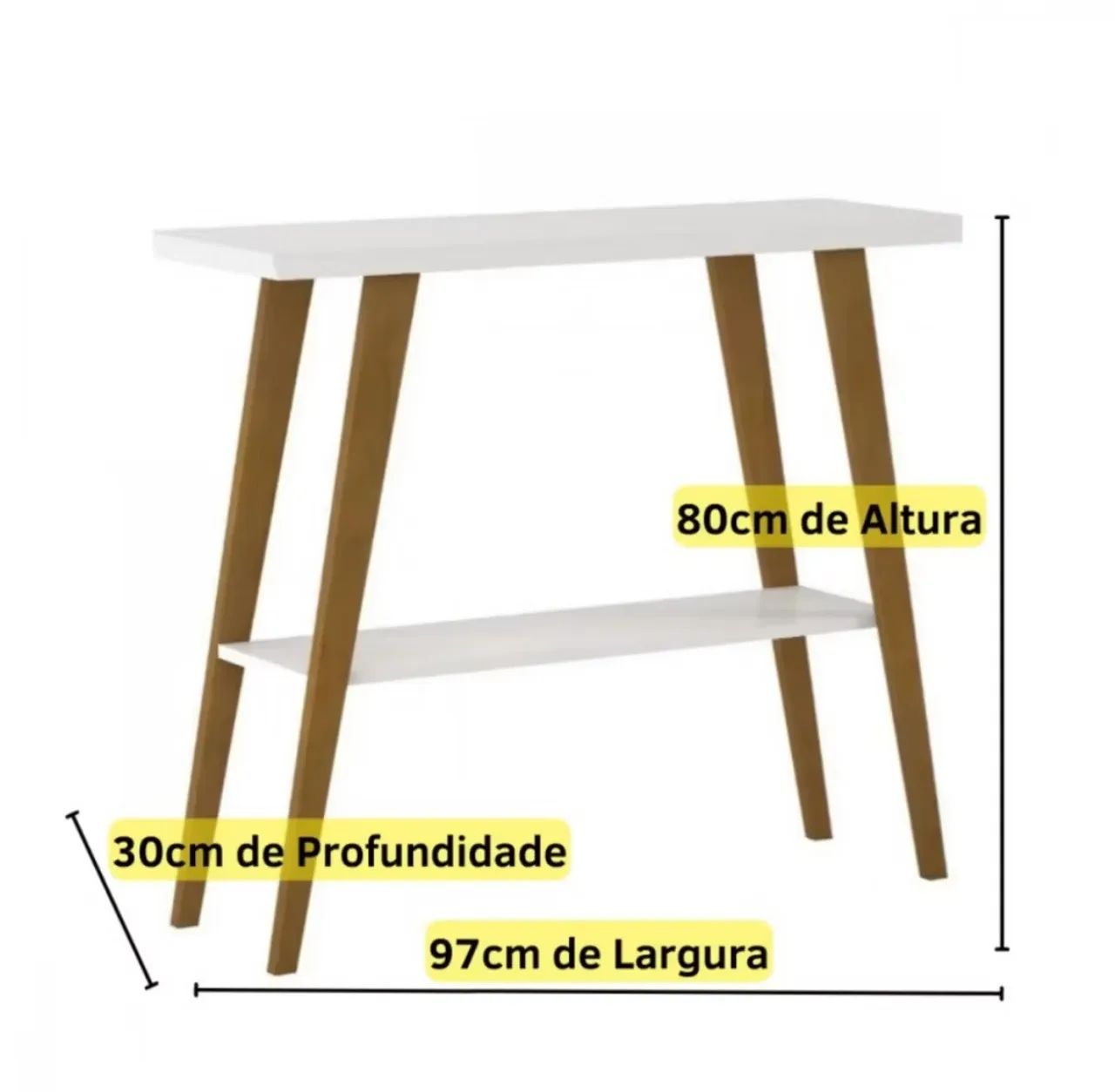 Aparador MDF - 2 andares - R$239,00 - Foto 5