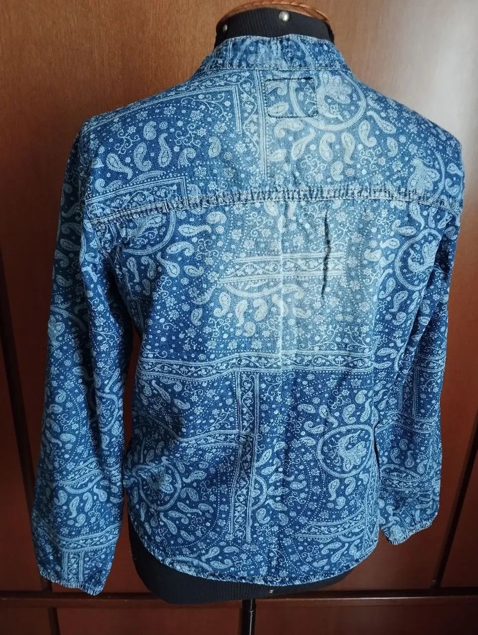 Blusa Jeans Estampada n40 - Foto 3