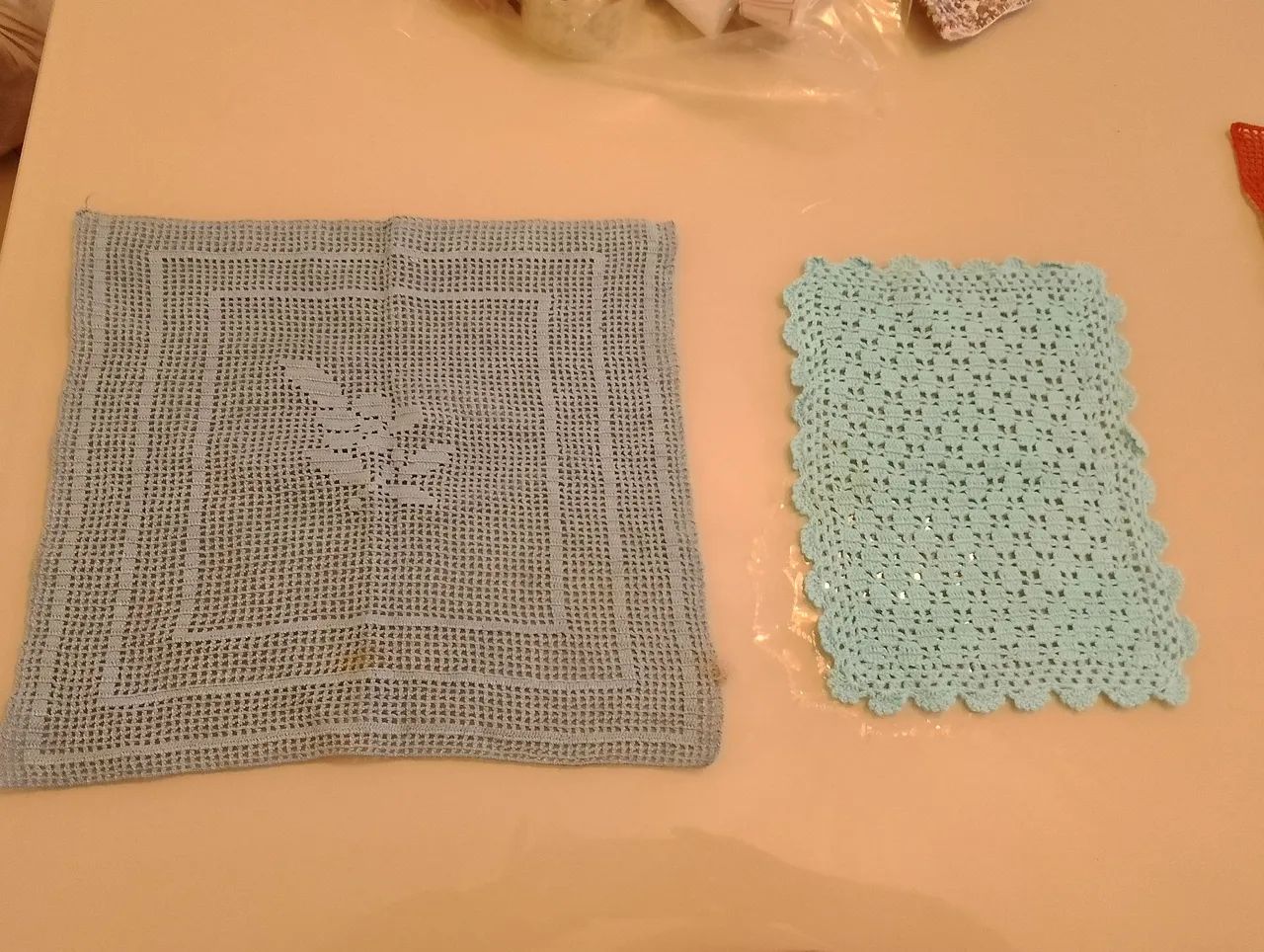 Conjunto de Trilhos de Mesa em Crochê Artesanal - Foto 2