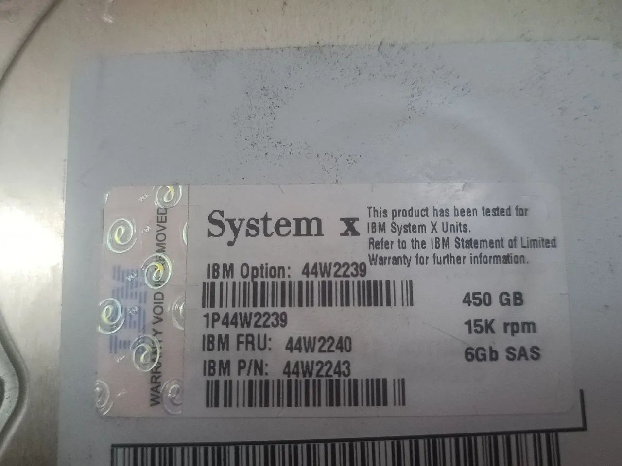 HD IBM servidor 450gb sas 15k com gaveta e garantia  - Foto 2