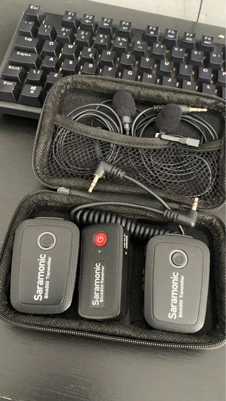 Kit Microfone Sem Fio Saramonic Blink500 - Foto 3