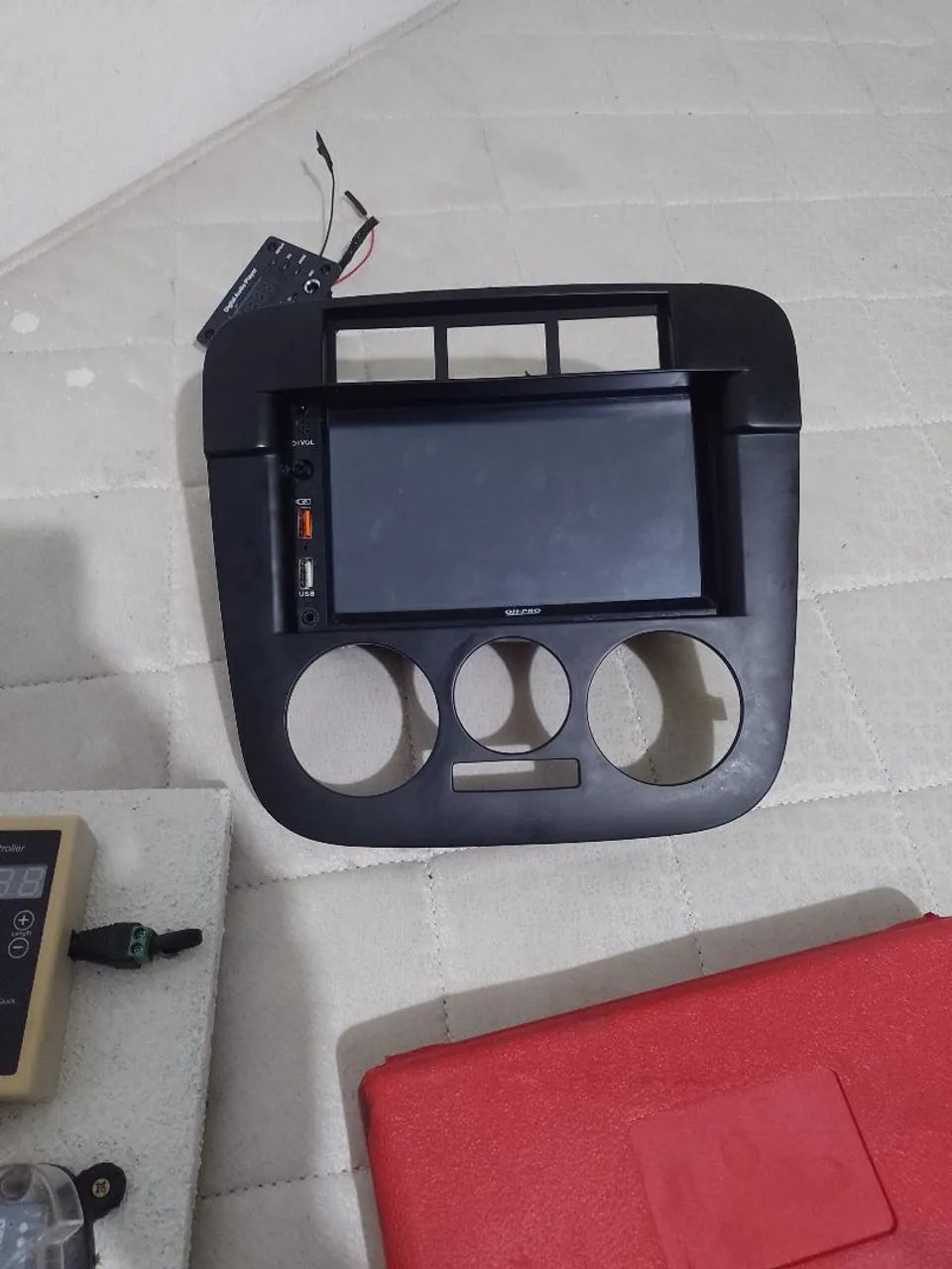  moldura para som automotivo 2 din do jeito que tá no foto  - Foto 2