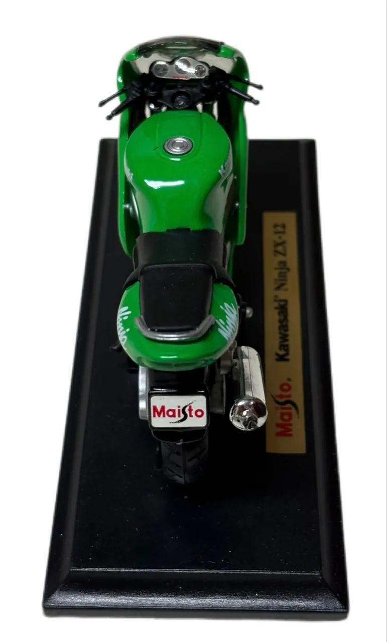 Miniatura Moto Kawasaki Ninja ZX-12 - Maisto 1:18 - Hobbies e