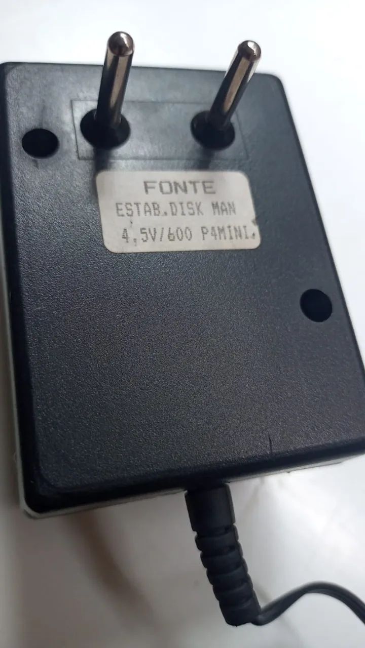Fonte estabilizadora disk man 4,5v/600 p4mini compatível com atari - Foto 2