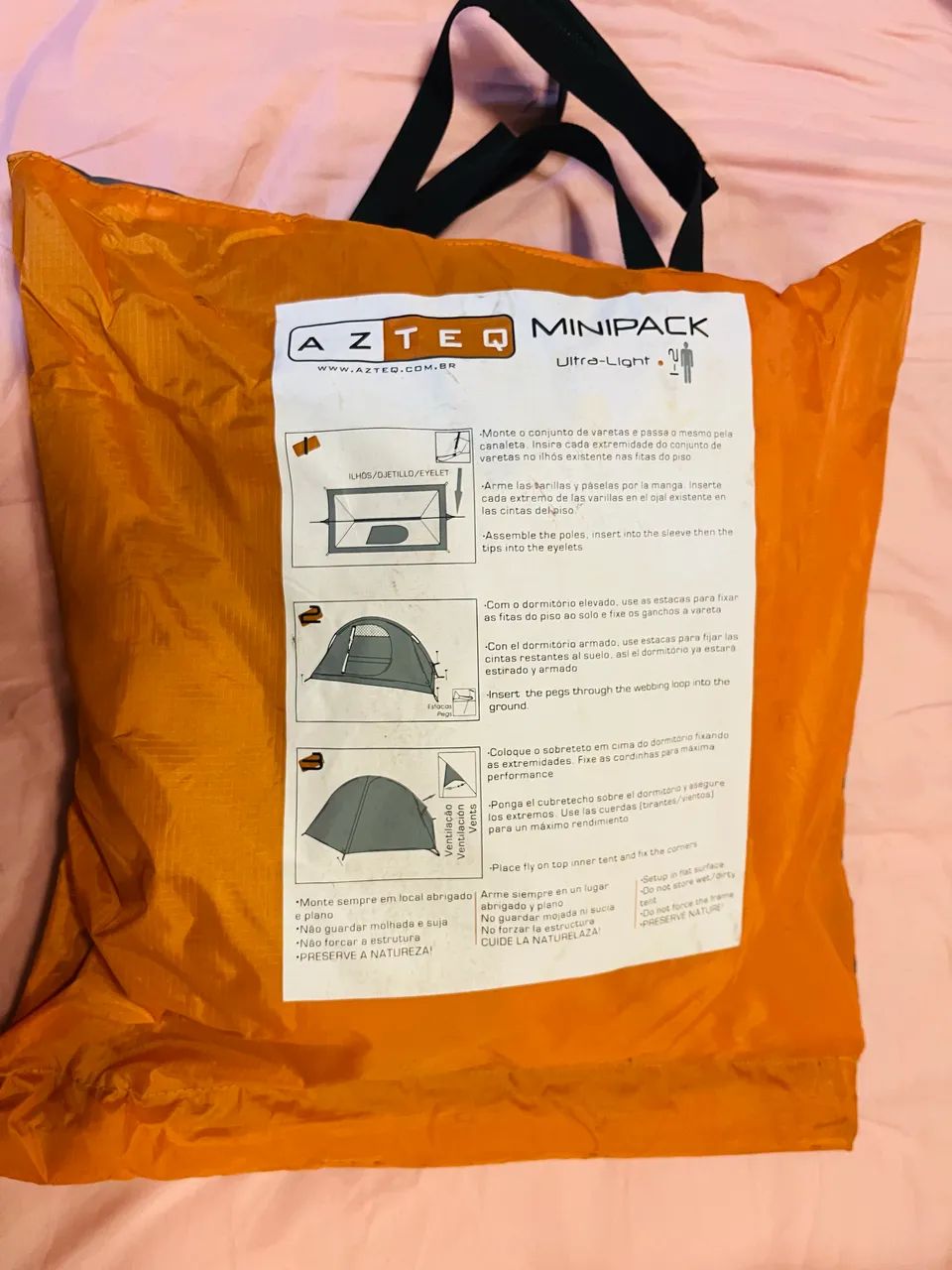 BARRACA MINIPACK 1 PESSOA AZTEQ - Foto 3