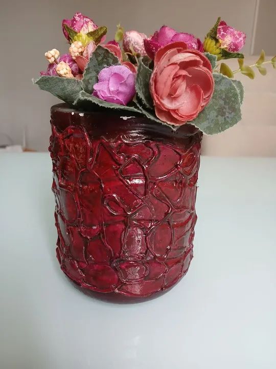 Vaso Decorativo especial com.flores - Foto 4