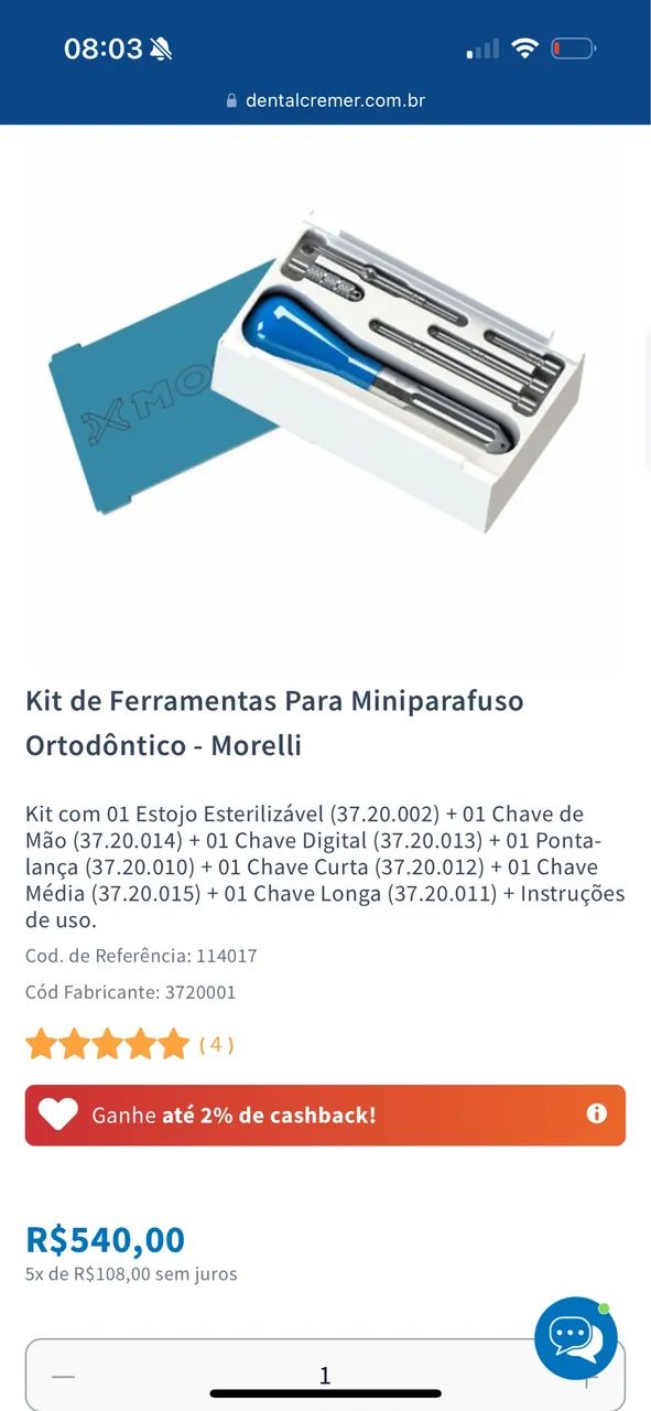 Kit de ferramentas para miniparafuso morelli - Foto 3