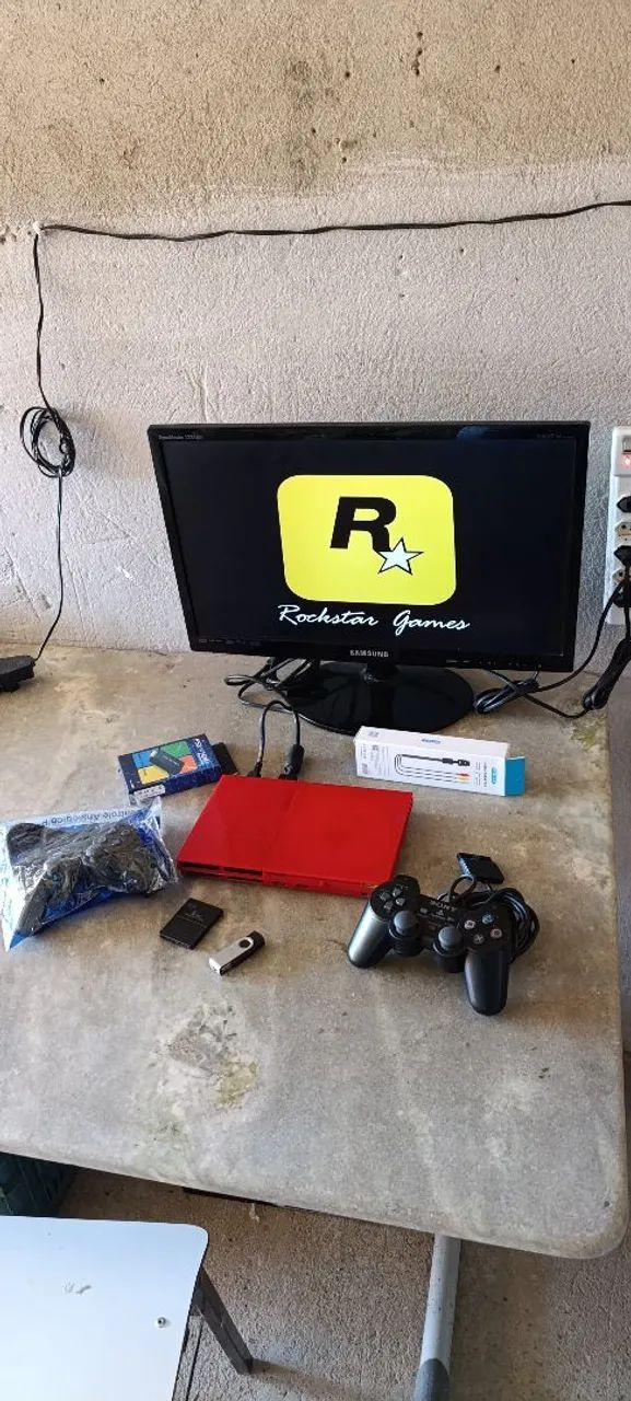 Ps2 customiszado Red completo  - Foto 4