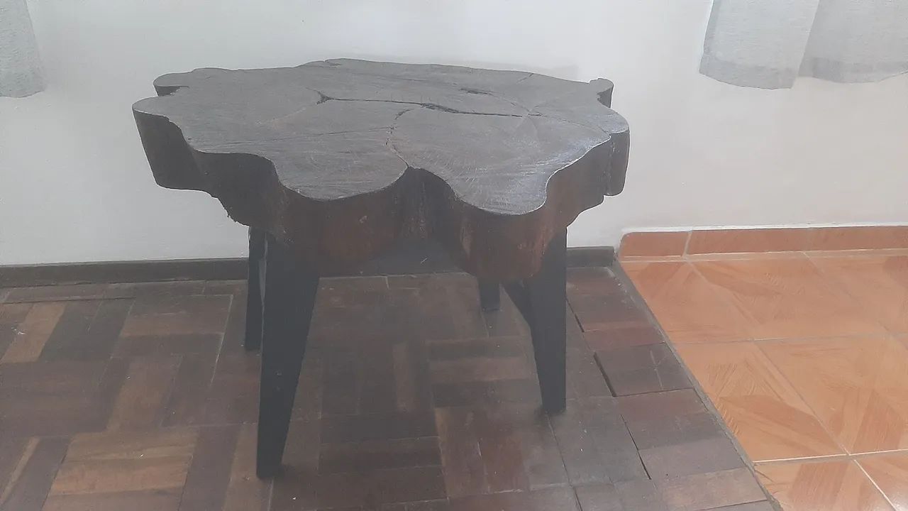 Mesa de centro rústica 