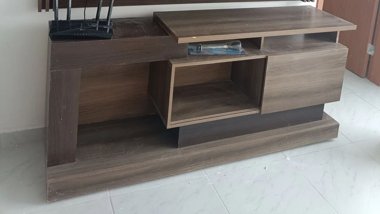 Rack de TV em madeira