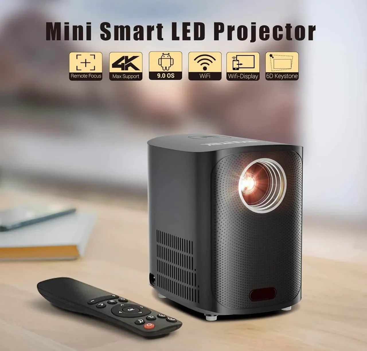 Projetor Byintek X20 (Portátil, Android 9.0, Inteligente)64396663451011123