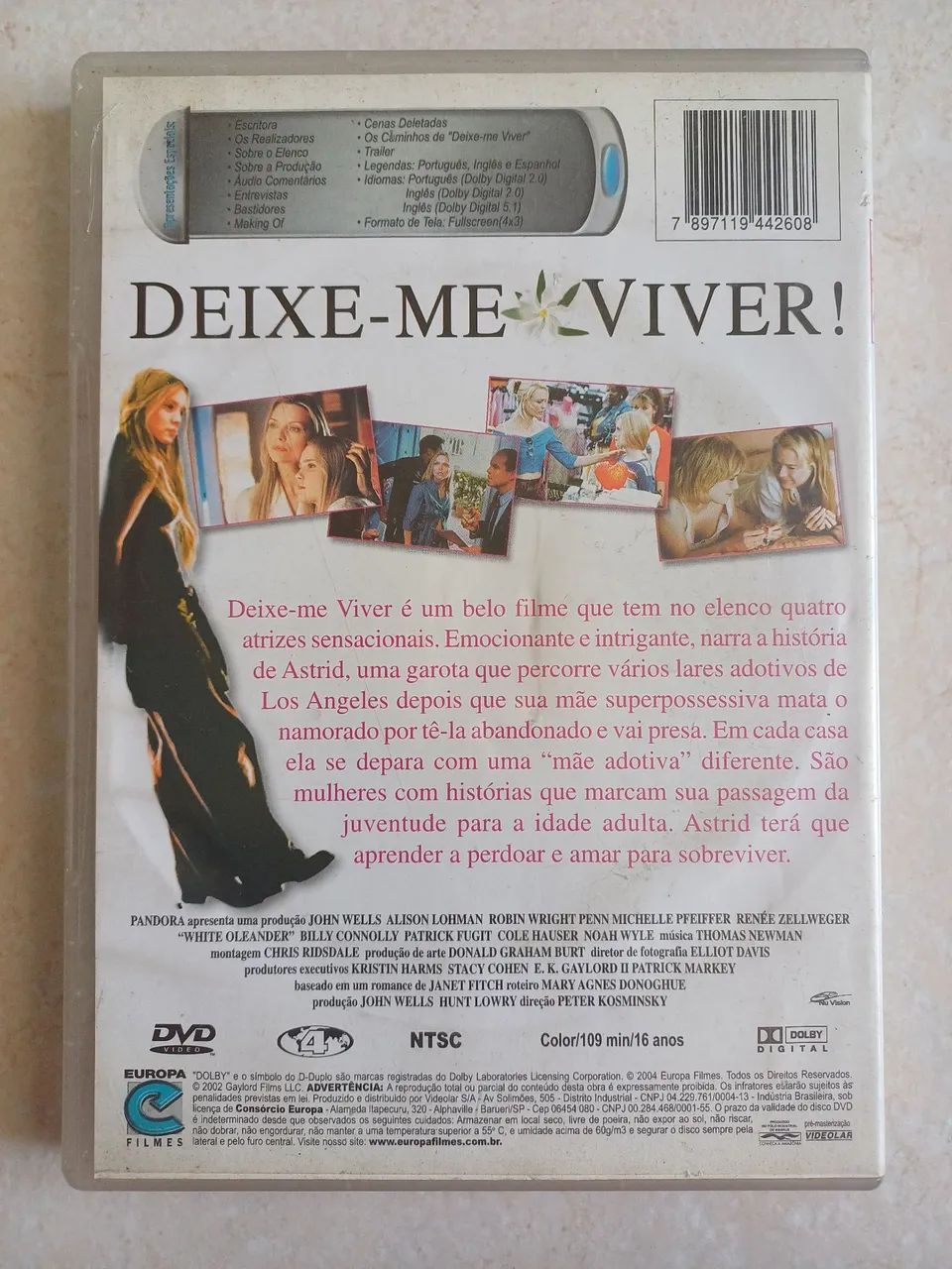 Deixe-Me Viver! - DVD Original - Foto 2
