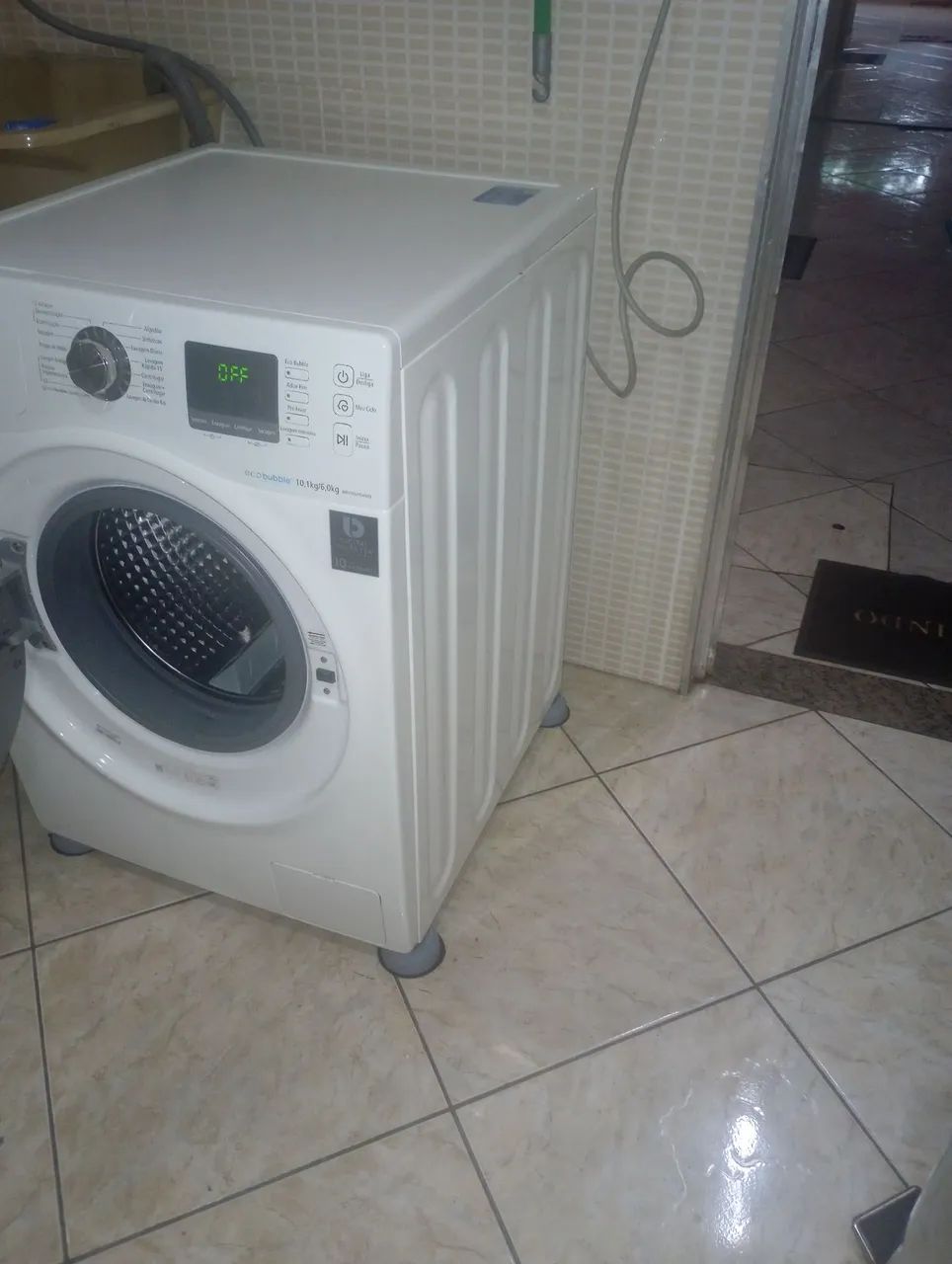 Máquina de Lavar Samsung 10,1kg Eco Bubbl 127 voltse - Foto 3