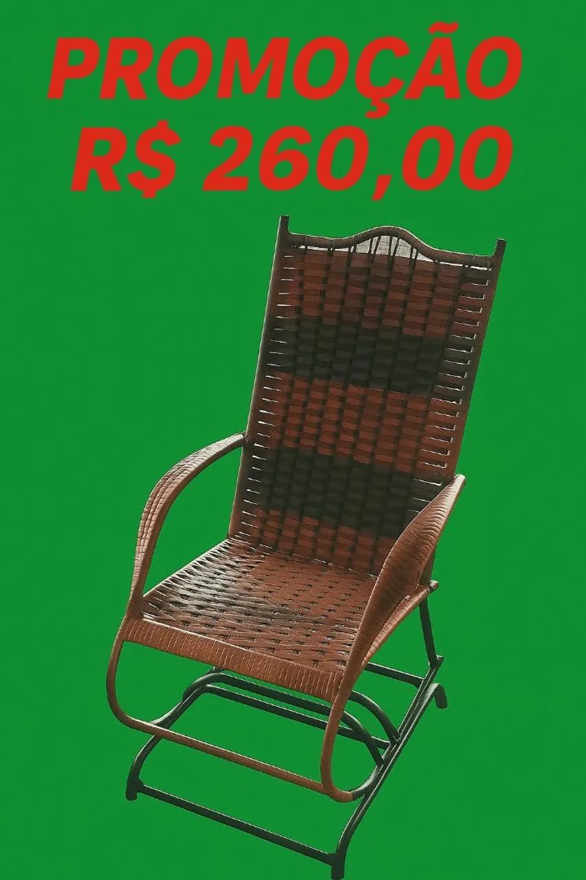 Cadeira de balanço promoção 