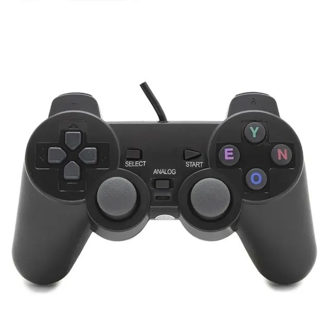 Controle Play 2 Dualshock Com Fio Joystick Analógico Ps2 - Foto 3