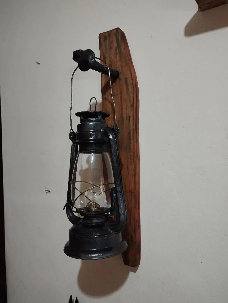 Luminária Rústica de Parede - Estilo Vintage