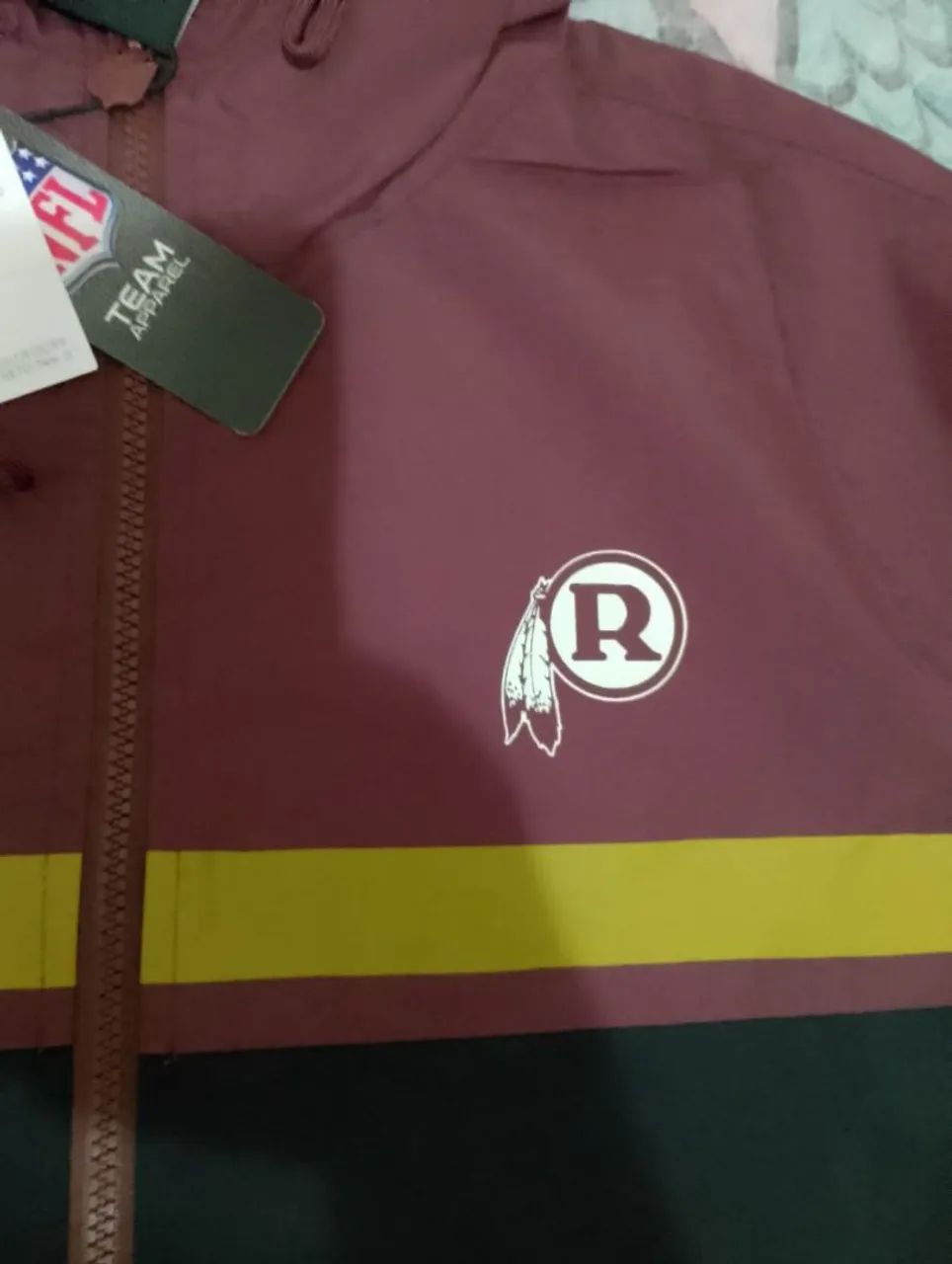 Jaqueta NFL Redskins nova zero relíquia. - Foto 3