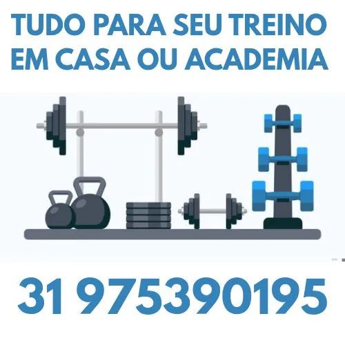 Anilhas e pesos treino na academia 