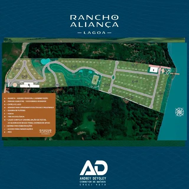 Rancho Aliança Lagoa - Viver bem no campo prox. a cidade - Marechal Deodoro