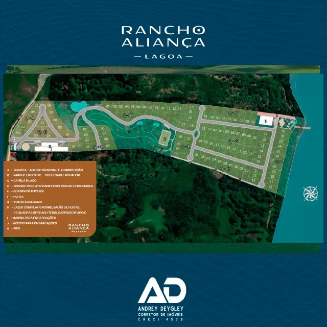 Rancho Aliança Lagoa - Viver bem no campo prox. a cidade - Marechal Deodoro