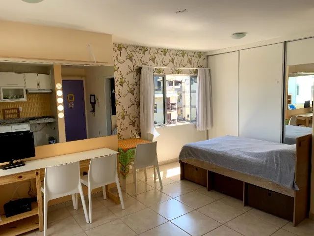 Studio completo e estiloso na praia de Canasvieiras - Foto 7