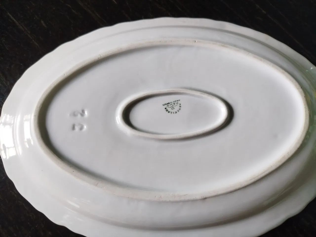 Duas travessas antigas de porcelana  (Maua) - Madein Brazil  - Foto 5