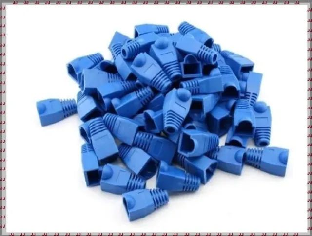 Capa de conector Rj-J 45 - 100 unidades - cores 