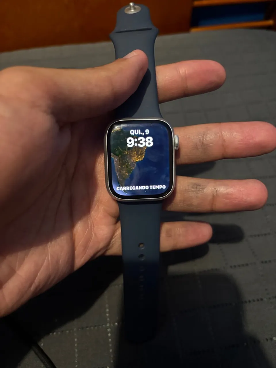 Pulseira Apple Watch Azul Oceano s9 41mm