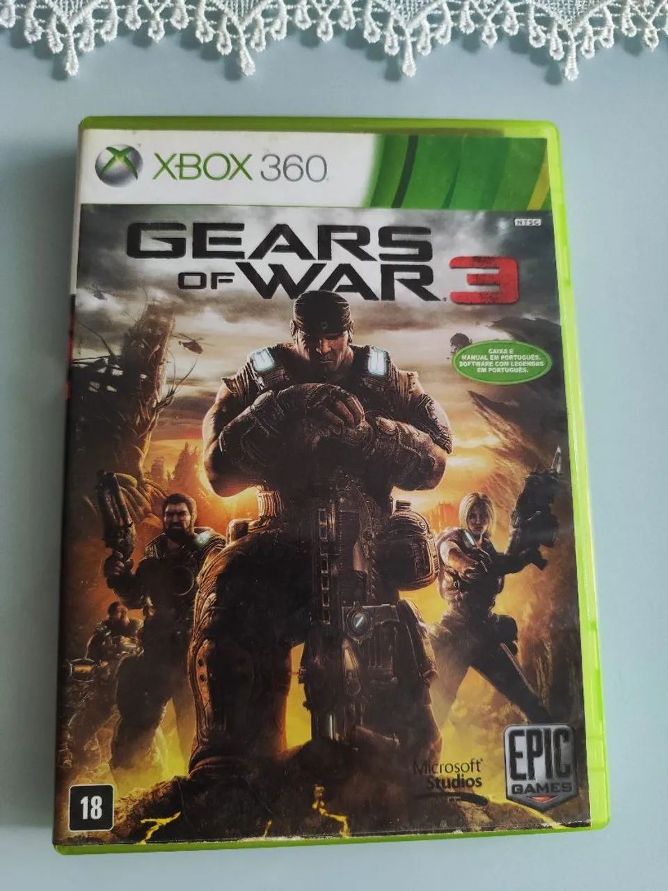Gears of War 3 - Xbox 360 - semi novo (funcionando perfeitamente)
