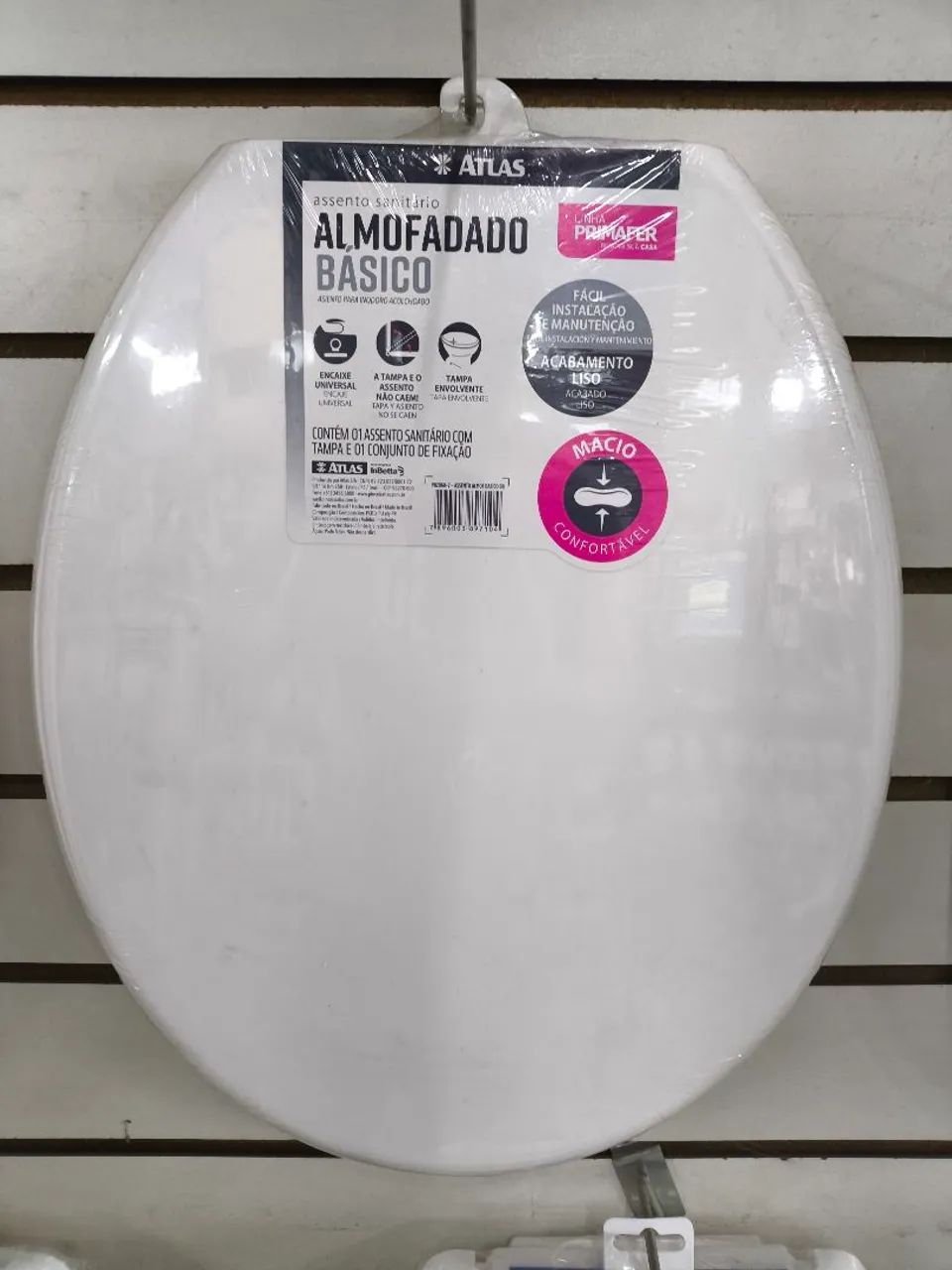 Assento Sanitário Almofadado Básico