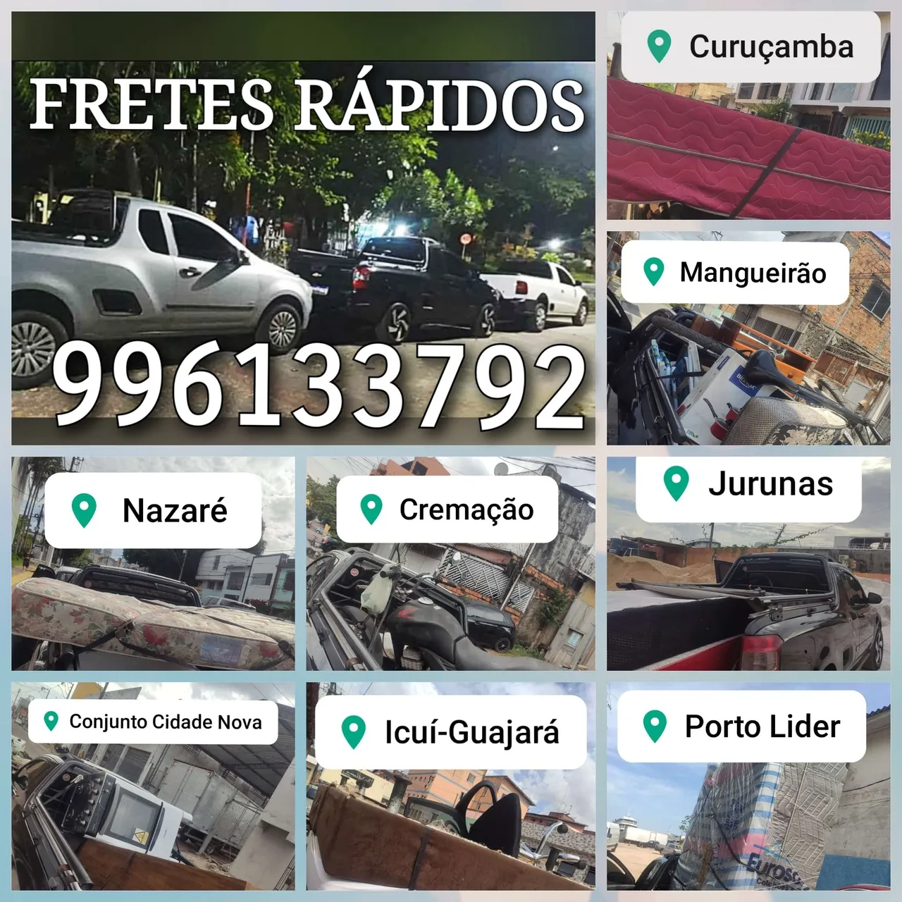 FRETE (ANANINDEUA /BELÉM /ICOARACI /MARITUBA)