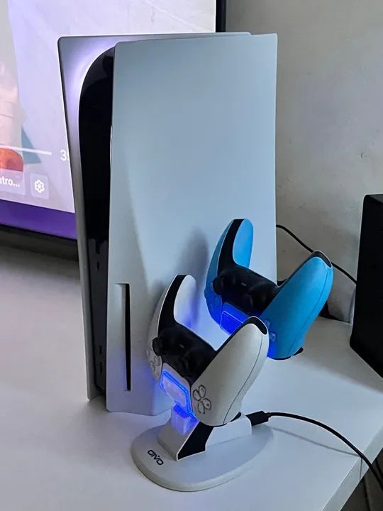 Playstation 5 com 2 controles aceito troca