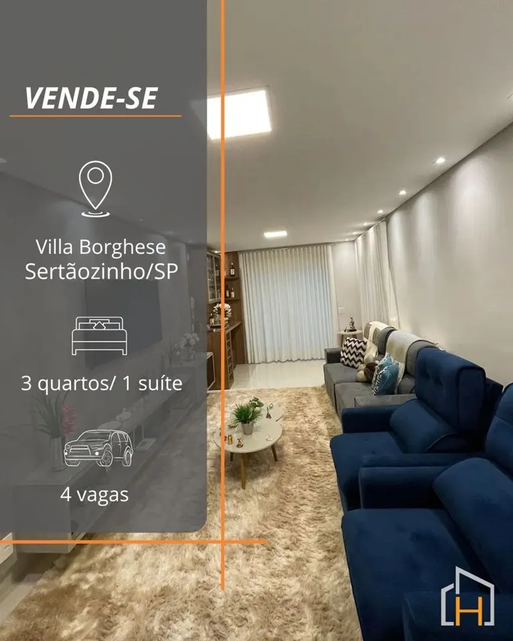 Vende-se Casa no Condomínio Villa Borghese em Sertãoinho/SP