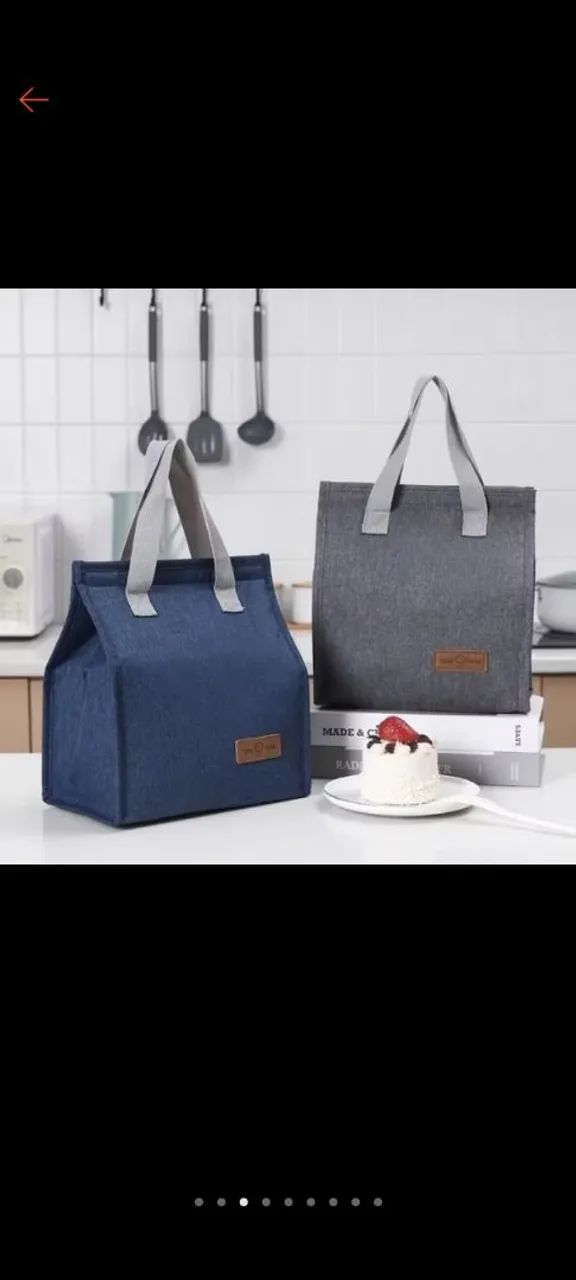 Saco Bolsa térmica  fechamento com velcro  - Foto 2