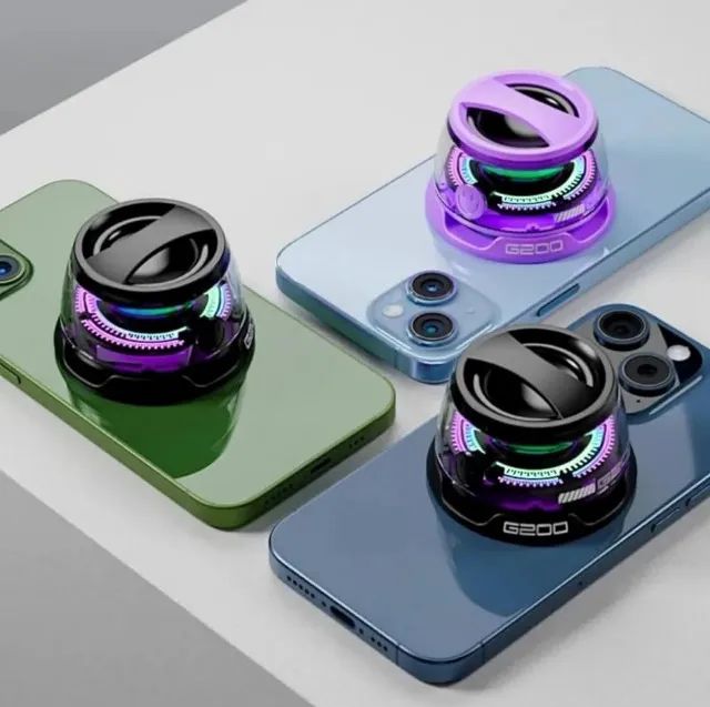Caixa de som portátil magnética com led RGB - G200 - Foto 2