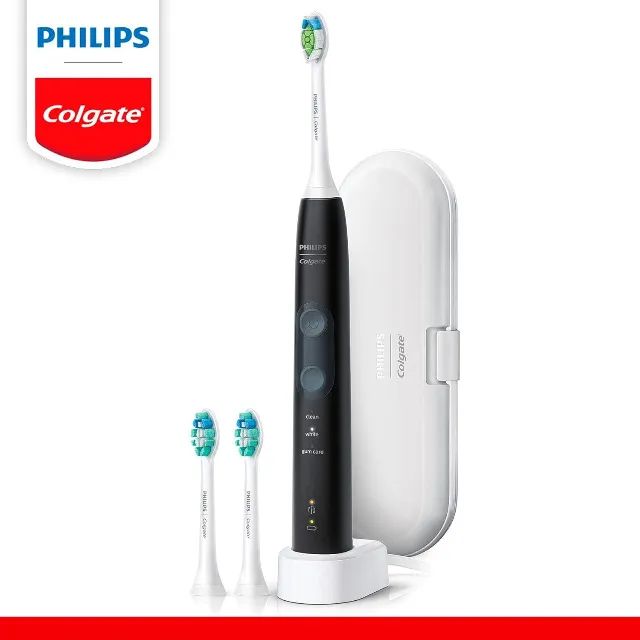  Colgate Philips Sonic Pro 50 - Escova De Dente Elétrica Recarregável Bivolt Com 2 Refis E - Foto 5