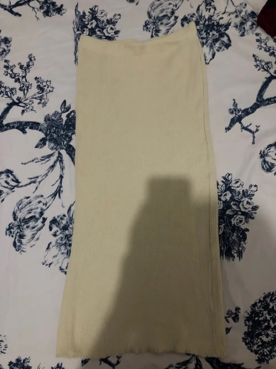 Saia Midi Tricot Bege