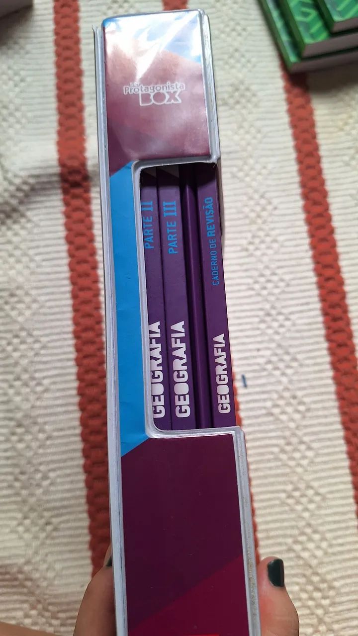 Box ser protagonista Geografia Semi Novo completo Ensino Médio  - Foto 3