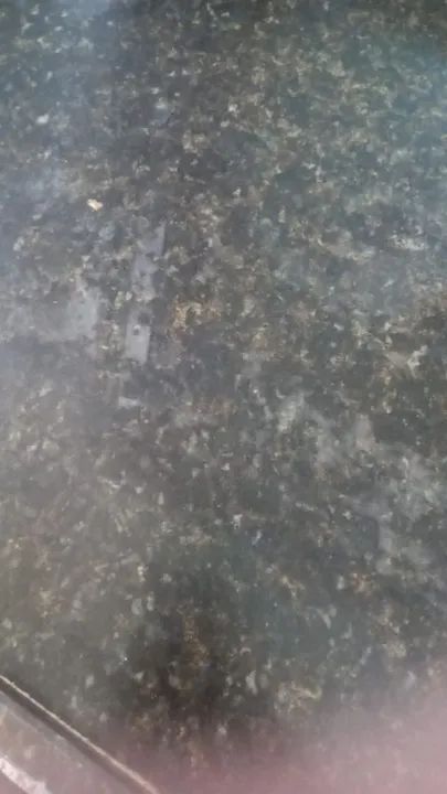 Pia de cozinha em granito com cuba de aço - Foto 2