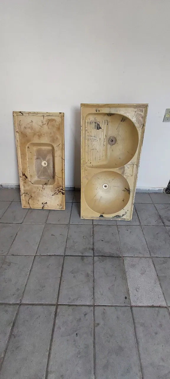 Cubas de pia usadas