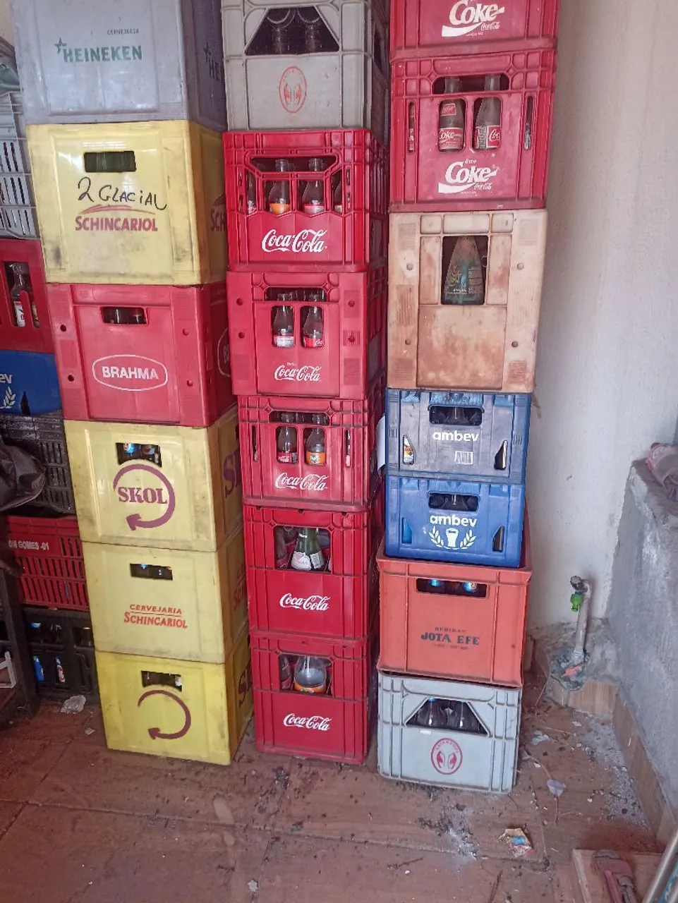 Caixas de transporte de bebidas