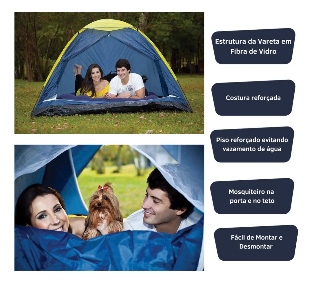 Barraca Camping Iglu para até 4 Pessoas - Mor - Foto 4