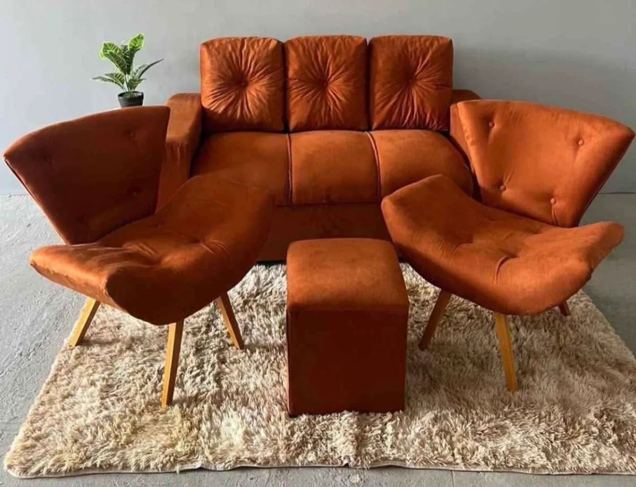 Kit de Sofá Com Poltronas  - Foto 3