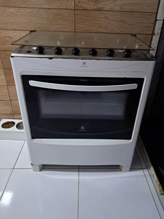 Fogão 5 Bocas Electrolux Ultrachama branco