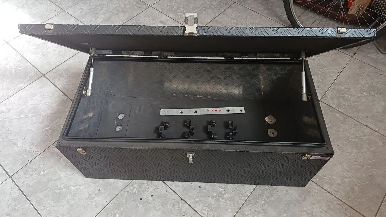 Caixa baú maleiro aluminio expedicao caçamba  - Foto 3