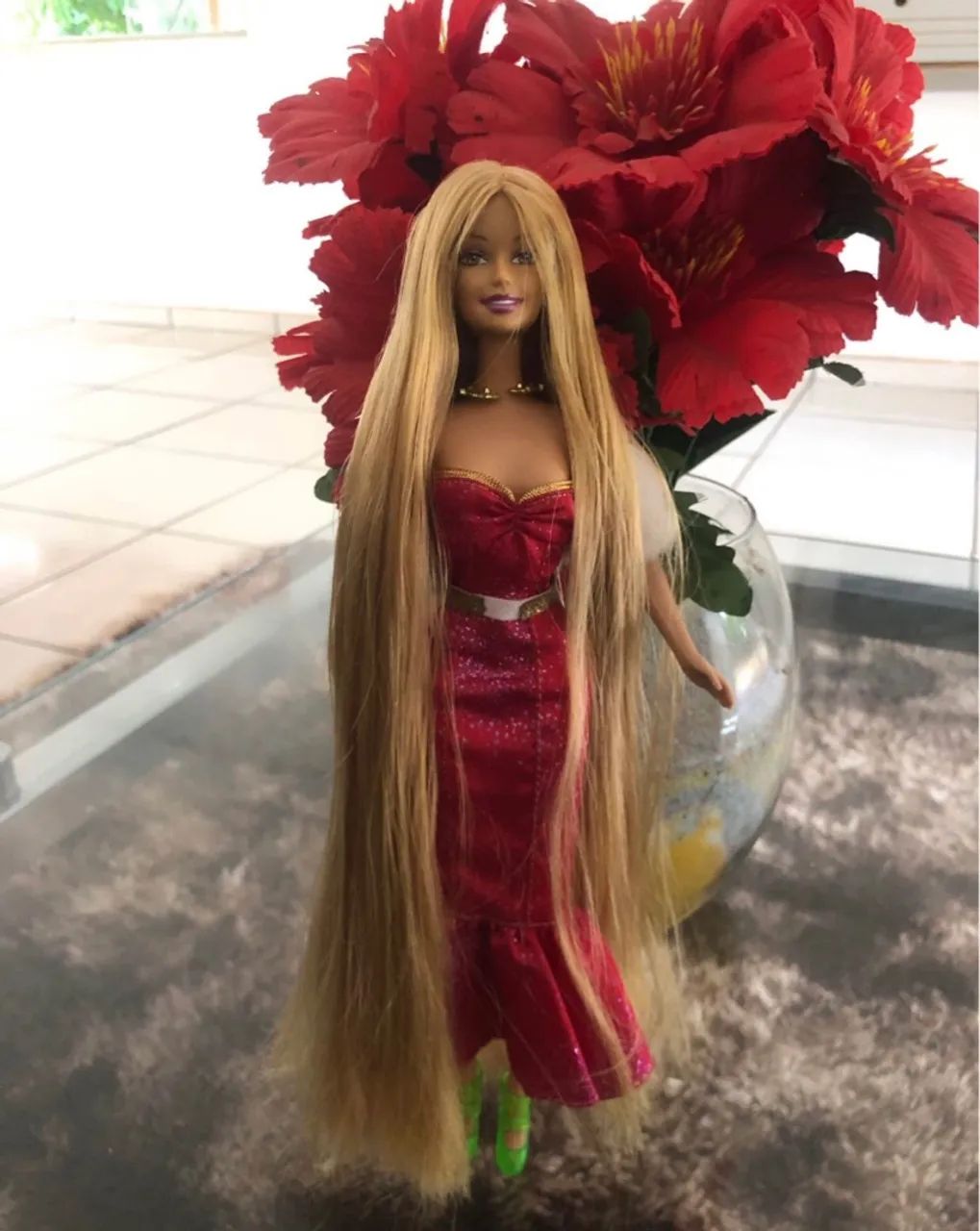 Boneca Barbie Rapunzel noiva  ? - Foto 2