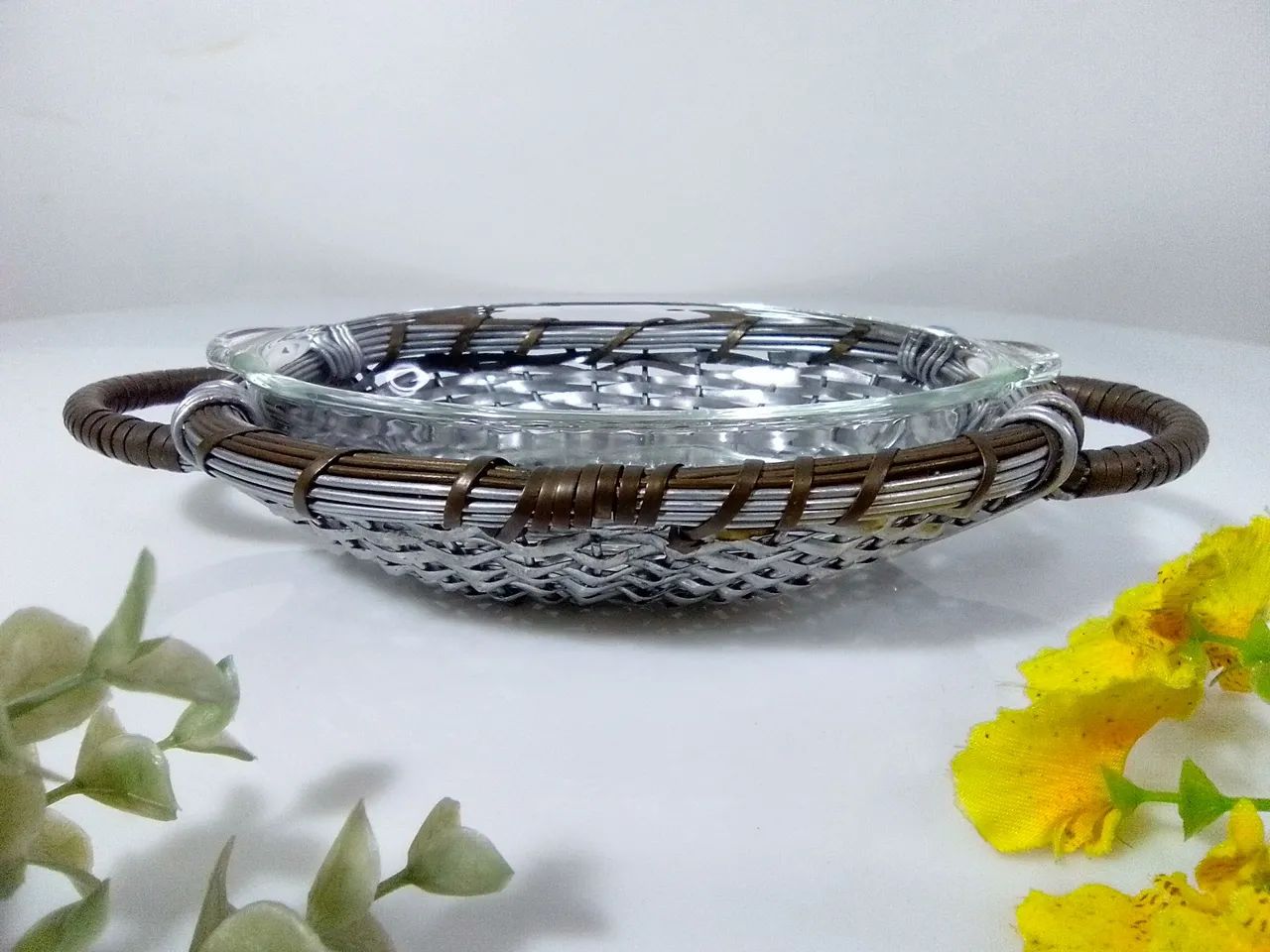 Antigo conjunto tigela e cesta - Pyrex  - Foto 2