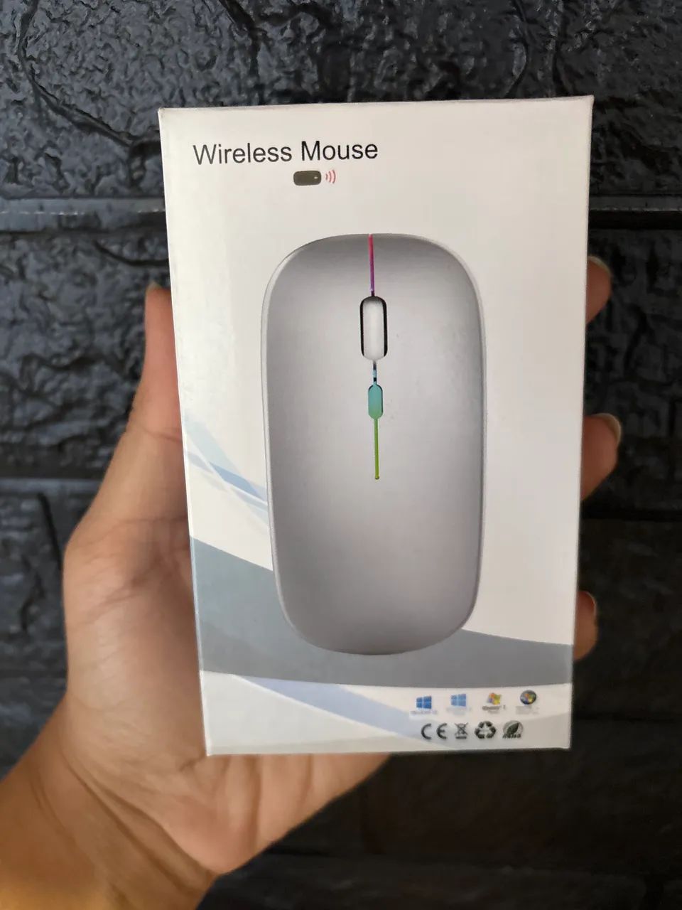 Mouse Sem fio Bluetooth Fino  - Foto 4