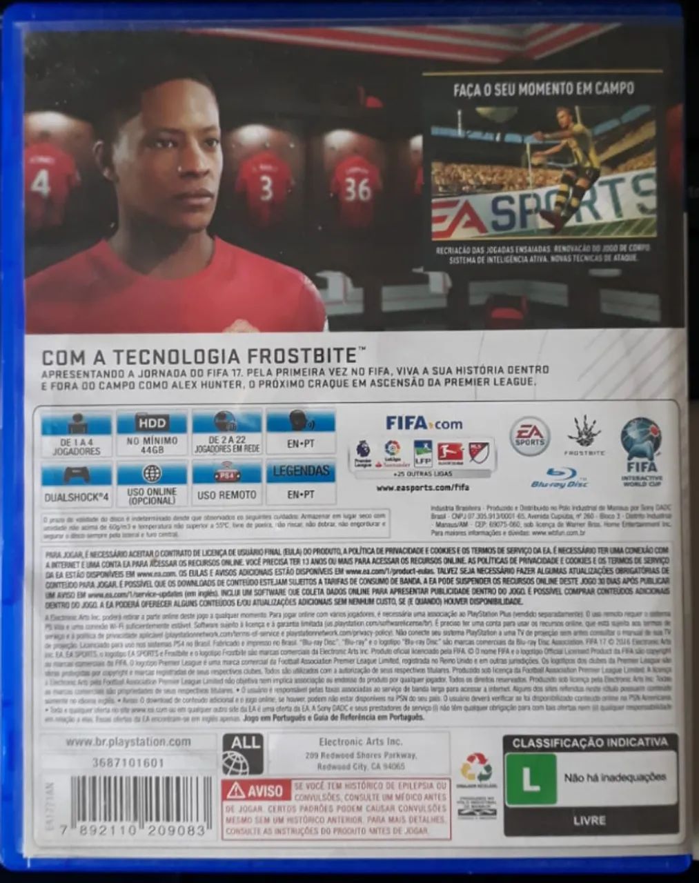 Jogo Ps4 - FIFA 17 ( Seminovo - mídia física ) - Foto 2