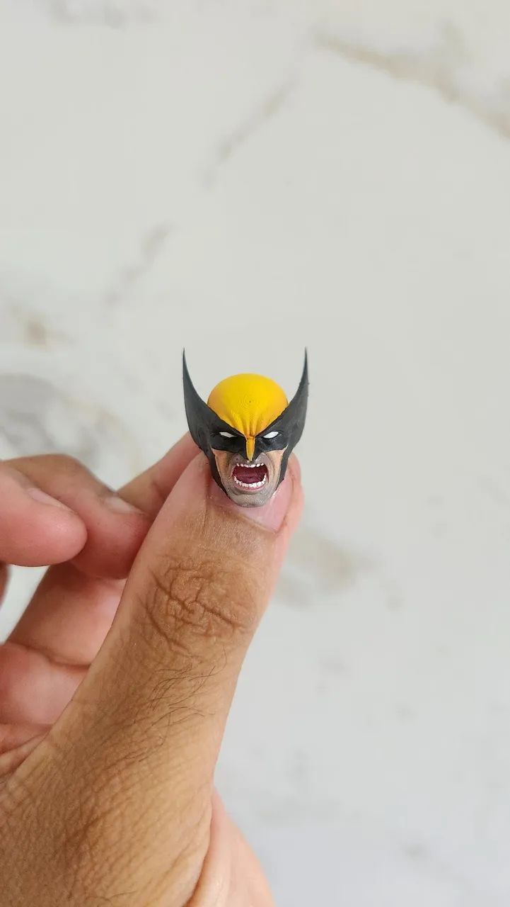 3 head custom wolverine jim lee padrão marvel legends  - Foto 3